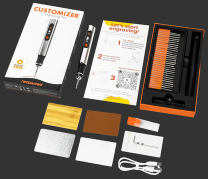 Electric Engraving Pen Kit with Multiples Drills Bits _ DIY Craving Tool.