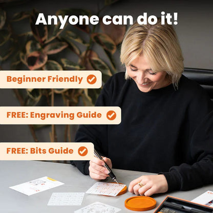 Electric Engraving Pen Kit with Multiples Drills Bits _ DIY Craving Tool.